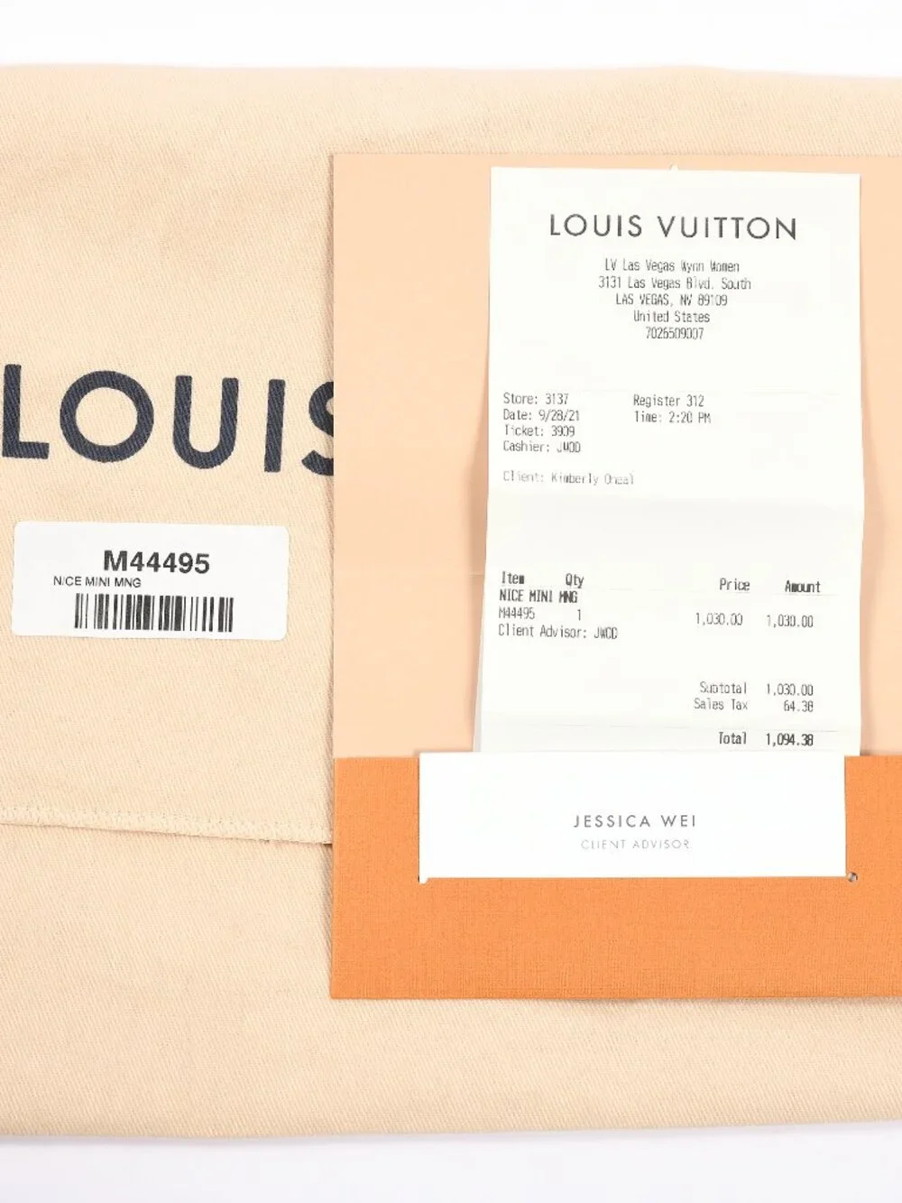 Louis Vuitton Nice Mini M44495 Monogram Vanity Beauty Case NEW Box Dust Bag